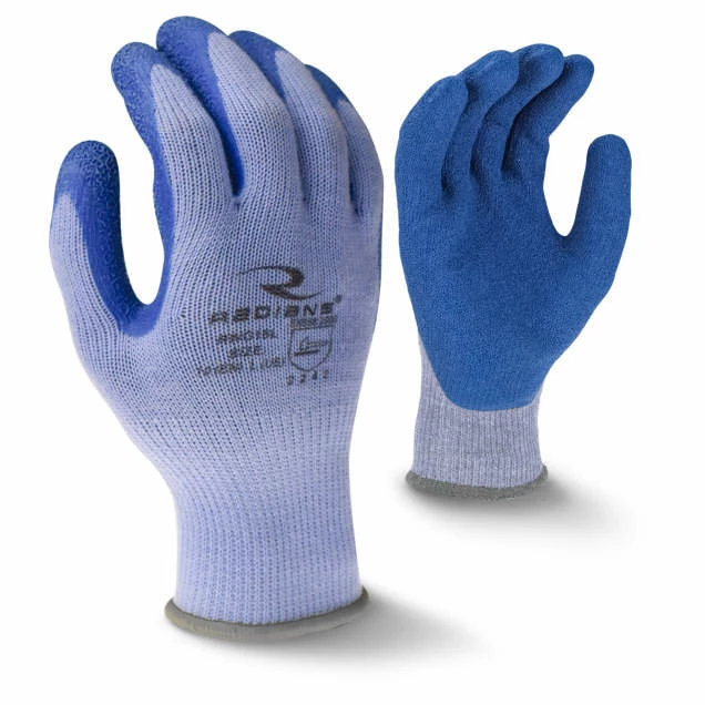 Radians Breathable Polyester Glove With Crinkle Latex Palm - Pack Of 12 Pairs Work Gloves 3 Radians Breathable Polyester Glove With Crinkle Latex Palm - Pack Of 12 Pairs Work Gloves
