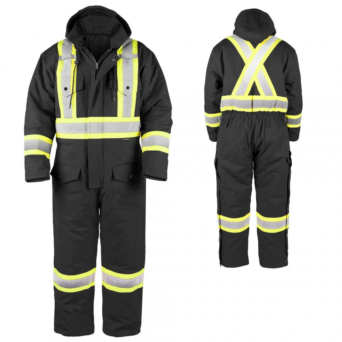 Terra Hi-Vis Canvas Insulated Coveralls | Limited Size Selection Hi-Vis Work Wear 3 Terra Hi-Vis Canvas Insulated Coveralls | Limited Size Selection Hi-Vis Work Wear