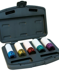 Jet 1/2" Dr. Mag Wheel Impact Socket Set - 5 Piece Automotive Tools