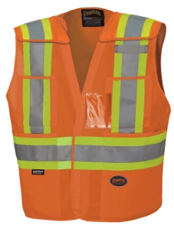 Pioneer Hi-Viz Drop Shoulder Tear-Away Vest | Multi-Fit Design