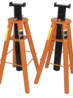 Automotive Equipment Strongarm High Profile Jack Stand Set - 10 Ton