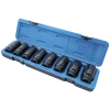 Jet 3/4" Dr. Deep Impact Socket Set - SAE Deep - 6 Point - 8 Piece