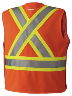 Pioneer Hi-Viz Drop Shoulder Tear-Away Vest | Multi-Fit Design