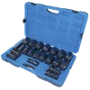 Power Tool Accessories Jet 3/4" Dr. Deep Impact Socket Set - SAE Deep - 6 Point - 21 Piece 1 Power Tool Accessories Jet 3/4" Dr. Deep Impact Socket Set - SAE Deep - 6 Point - 21 Piece