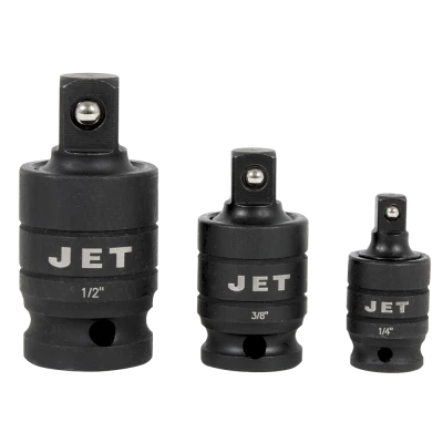 Jet Pin Free Impact Locking U Joint Set - 3 Piece Power Tool Accessories 3 Jet Pin Free Impact Locking U Joint Set - 3 Piece Power Tool Accessories