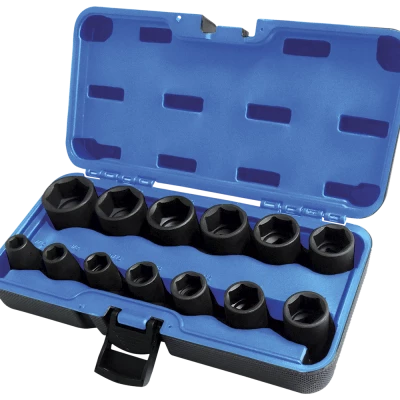 Jet 1/2" Dr. Impact Socket Set - SAE - 6 Point - 13 Piece Power Tool Accessories 3 Jet 1/2" Dr. Impact Socket Set - SAE - 6 Point - 13 Piece Power Tool Accessories