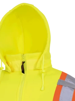 Pioneer Heavyweight Polyester Fleece Safety Hoodie | S-4XL Hi-Vis Work Wear 35 Pioneer Heavyweight Polyester Fleece Safety Hoodie | S-4XL Hi-Vis Work Wear