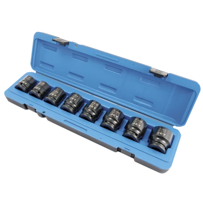 Jet 3/4" Dr. Impact Socket Set - SAE - 6 Point - 8 Piece 3 Jet 3/4" Dr. Impact Socket Set - SAE - 6 Point - 8 Piece
