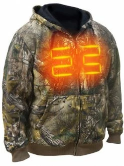 DeWalt Workwear DEWALT® Men's Heated Realtree Xtra® Camouflage Hoodie Sweatshirt Kitted With Battery | Sizes S - 3XL Work Wear