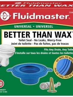 Maintenance Supplies Fluidmaster Wax Free Toilet Gasket With Bolts