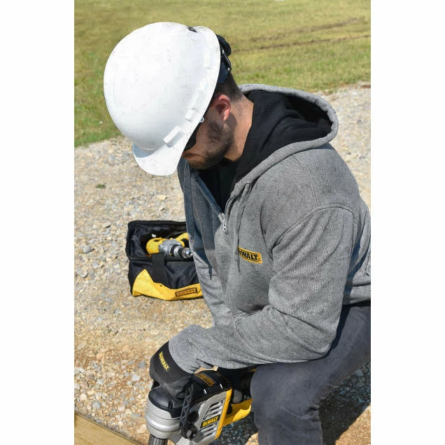 DeWalt Workwear Work Wear DEWALT® Men's Heated French Terry Cotton Hoodie (Bare Hoodie - No Battery) | Sizes S - 3XL 12 DeWalt Workwear Work Wear DEWALT® Men's Heated French Terry Cotton Hoodie (Bare Hoodie - No Battery) | Sizes S - 3XL