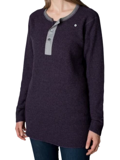 Stanfields Stanfield's 1315W Women's Heritage Heavy Weight Wool Henley | Sizes S - 2XL Work Wear