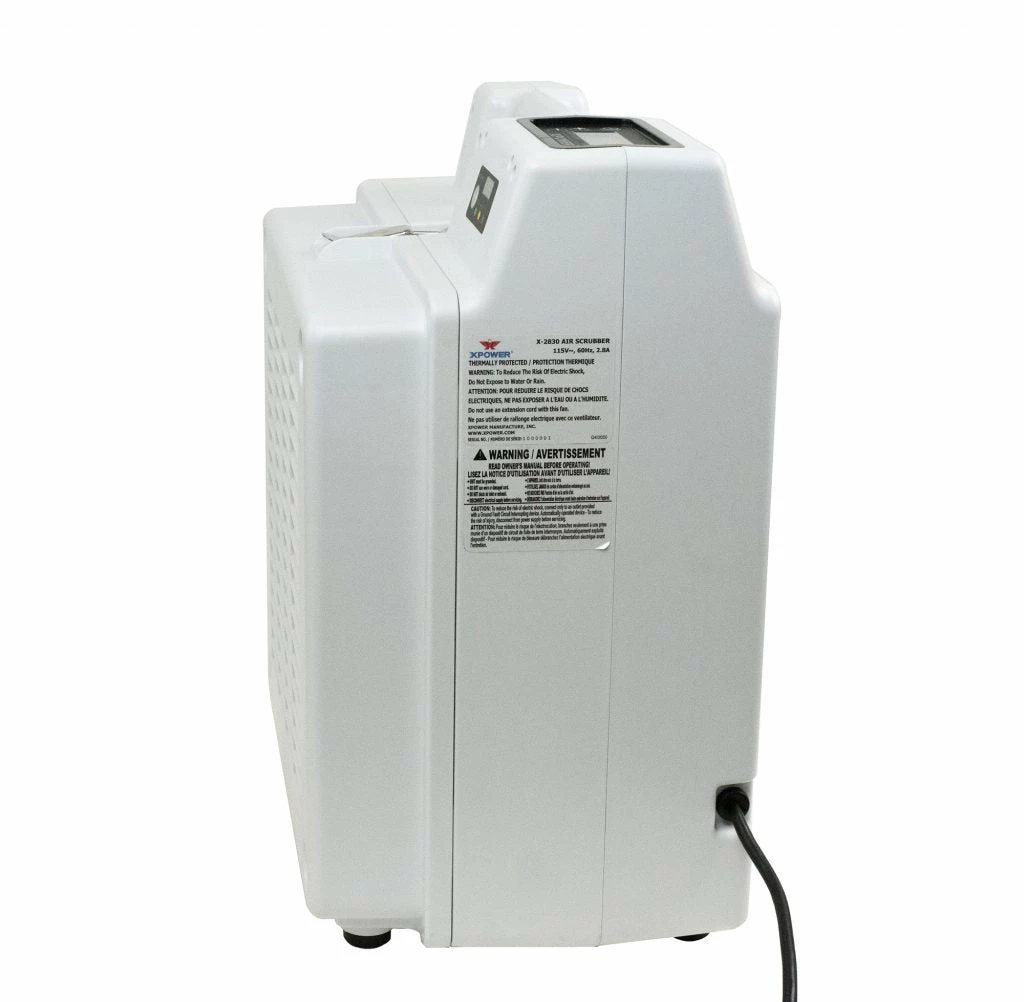 Xpower Canada XPOWER X-2830 Professional 4-Stage HEPA Air Scrubber With Digital Control Panel Facility Equipment 13 Xpower Canada XPOWER X-2830 Professional 4-Stage HEPA Air Scrubber With Digital Control Panel Facility Equipment