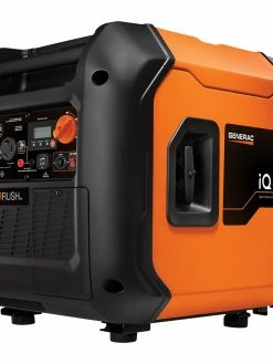 Generac IQ3500 Portable Ultra-Quiet Inverter Generator - 3500W Surge - 3000W Rated - 120V Output - 10L Fuel Tank Facility Equipment