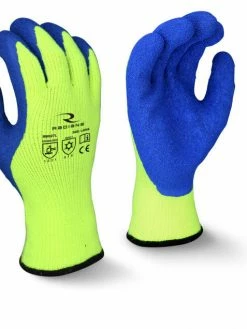 Radians Acrylic Lined Winter Work Glove With Crinkle Latex Palm - Pack Of 12 Pairs